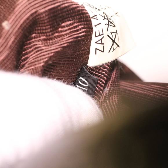 BURBERRY Nova Check Shoulder Bag Nylon Brown Auth ac1710 - Picture 12 of 16